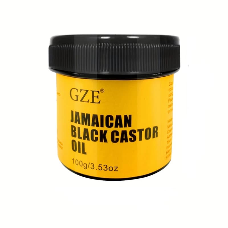 GZE JAMAICAN Huile de ricin noire pure pressée à froid pour la croissance des cheveux, l'hydratation de la peau et la santé du cuir chevelu - Promotion des cheveux épais
