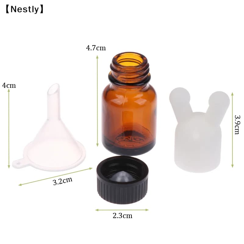Bouchon d'inhalateur d'huiles essentielles anti-fuite, mini distributeur d'huiles essentielles et de parfums, flacon inhalateur d'huiles essentielles〔Nest〕