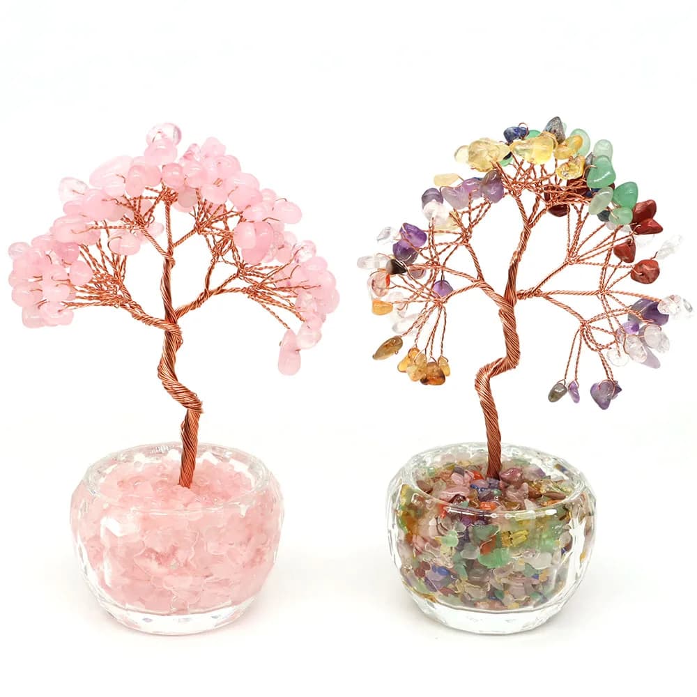 Arbre à Monnaie en Cristal Naturel