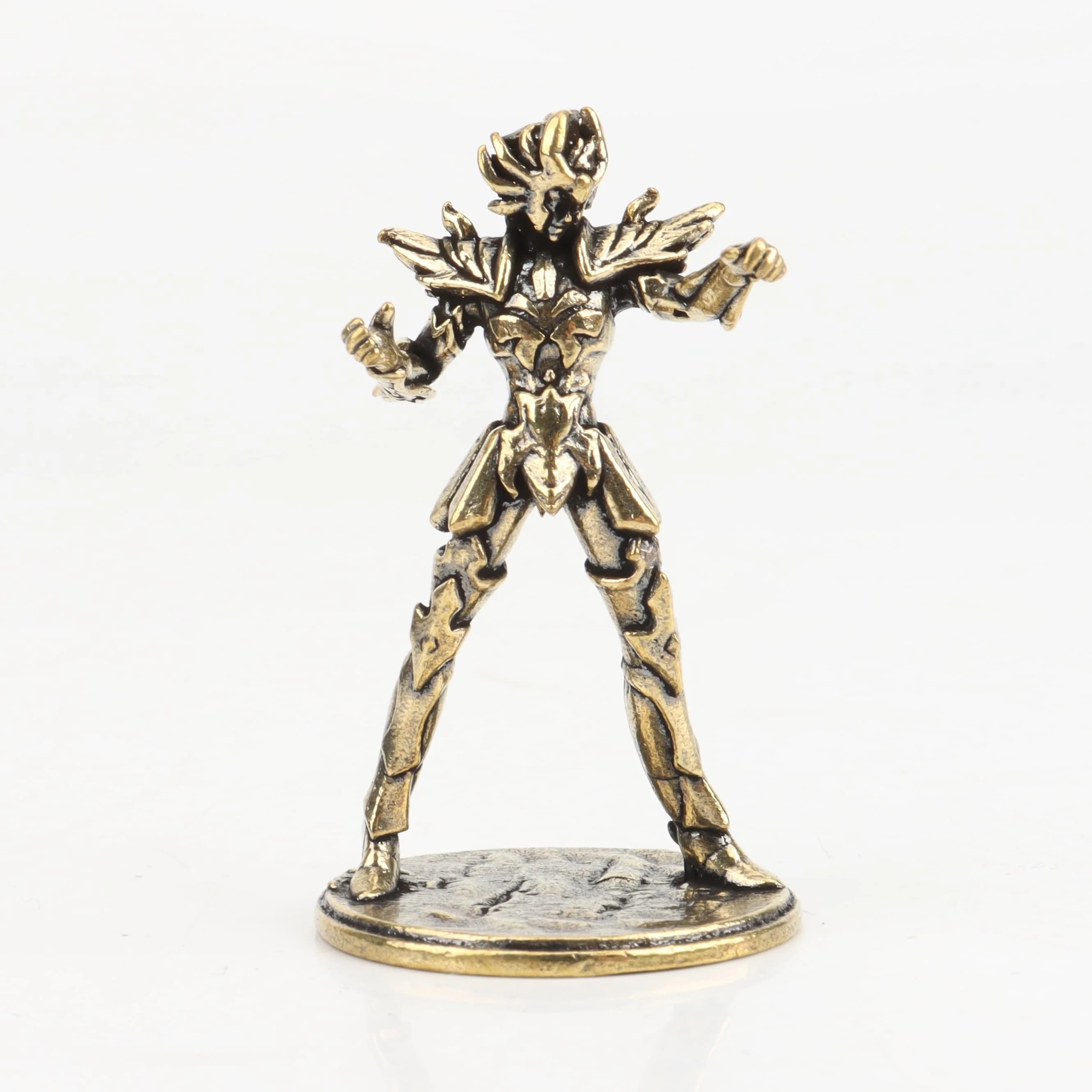 Figurines miniatures Saint Seiya en laiton doré