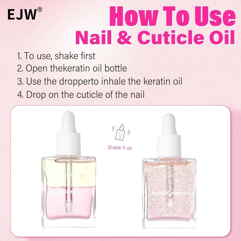Huile pour ongles et cuticules EJW - Soin des ongles - Hydratante