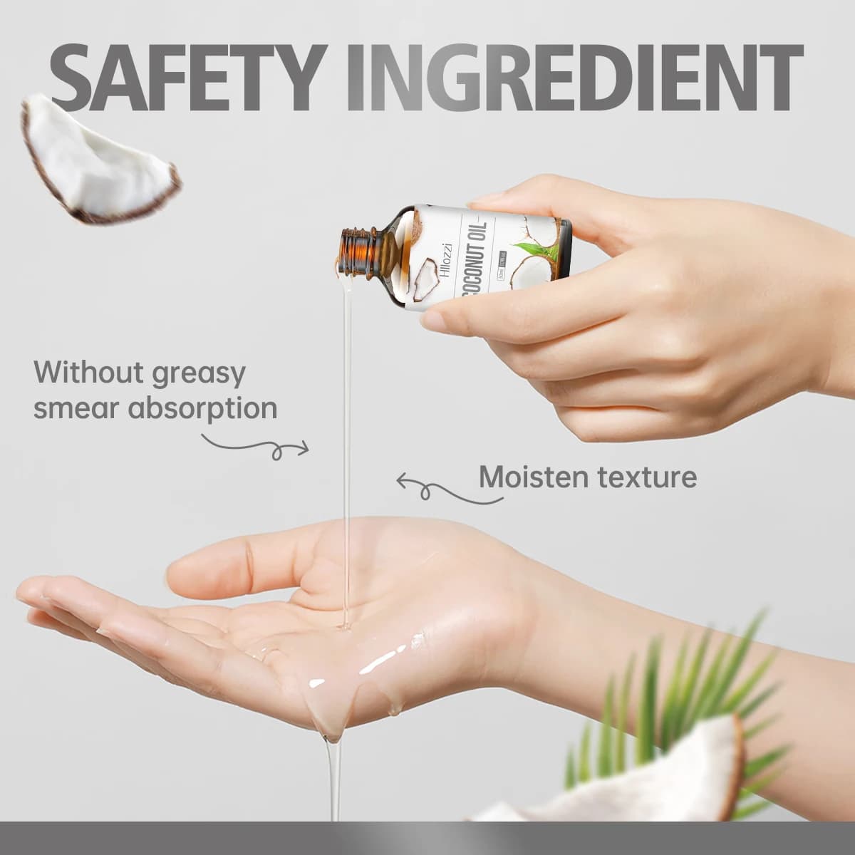 Huile essentielle de noix de coco adaptée au massage, diffuseur d'aromathérapie pour le visage, les poils et les cils, huile essentielle universelle