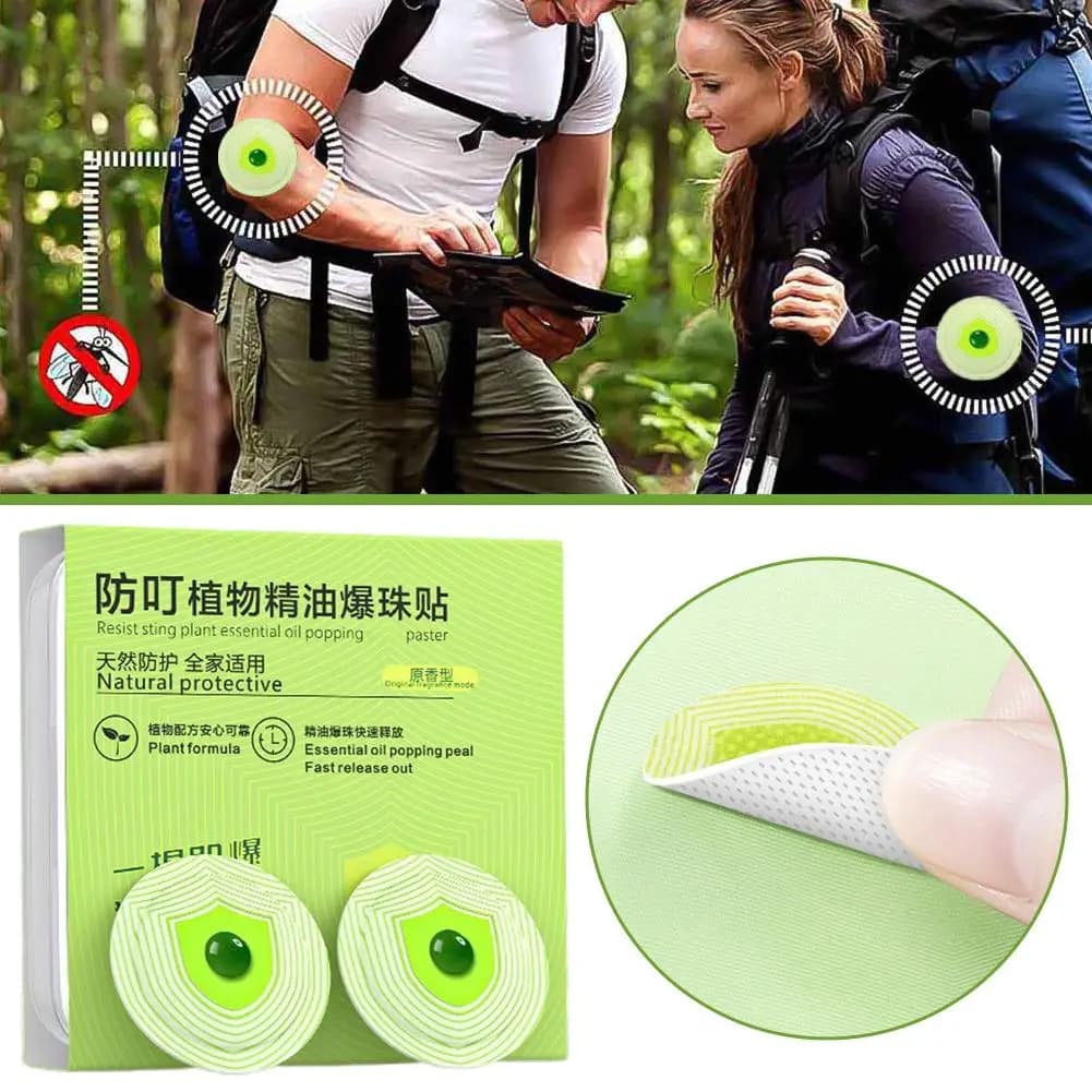 Patchs anti-moustiques aux huiles essentielles végétales