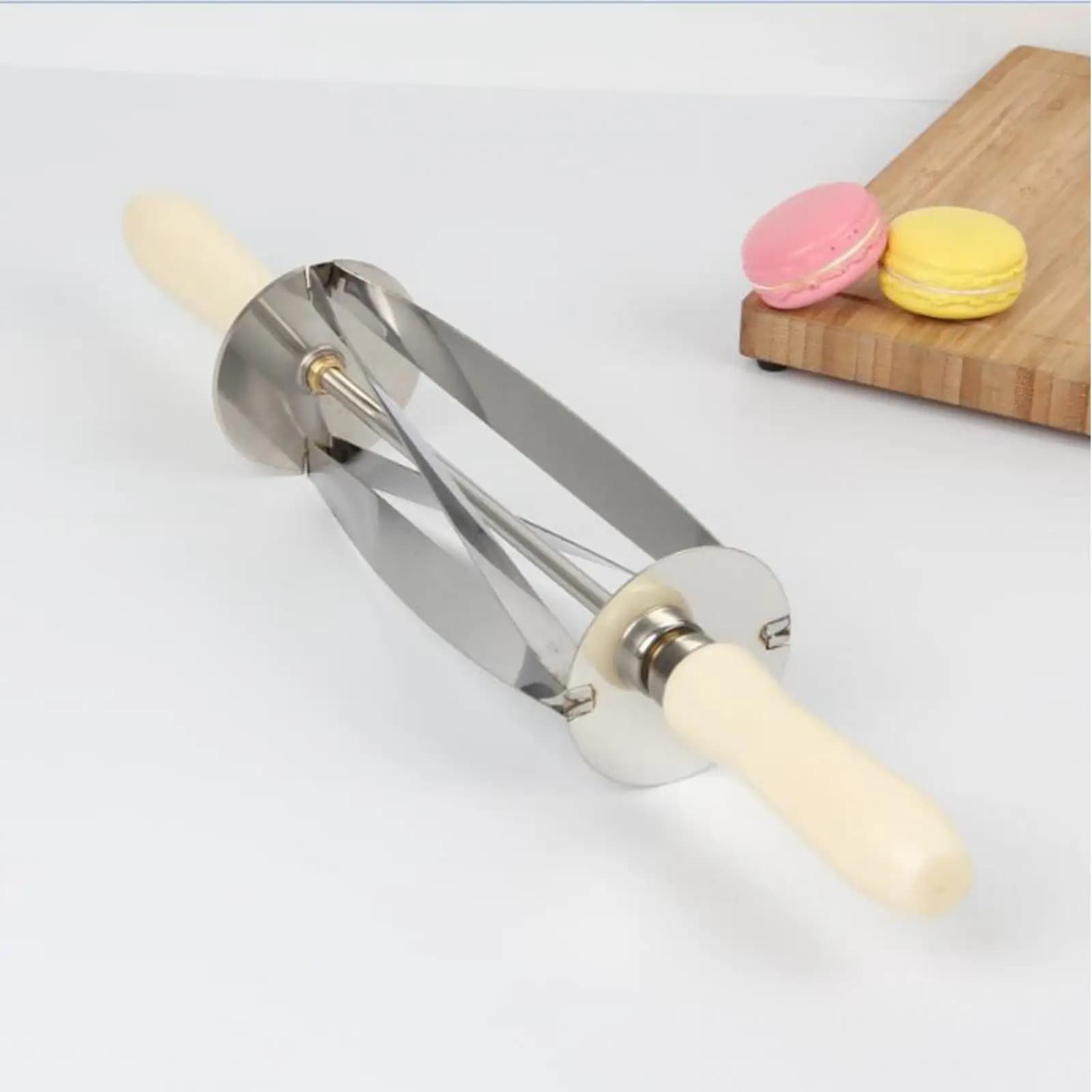 Coupe-Croissants en Acier Inoxydable pour la Cuisine, Tranches de Rouleau, Ménage, Forme Uniforme, JxCutter, Rouler Padramatiquement