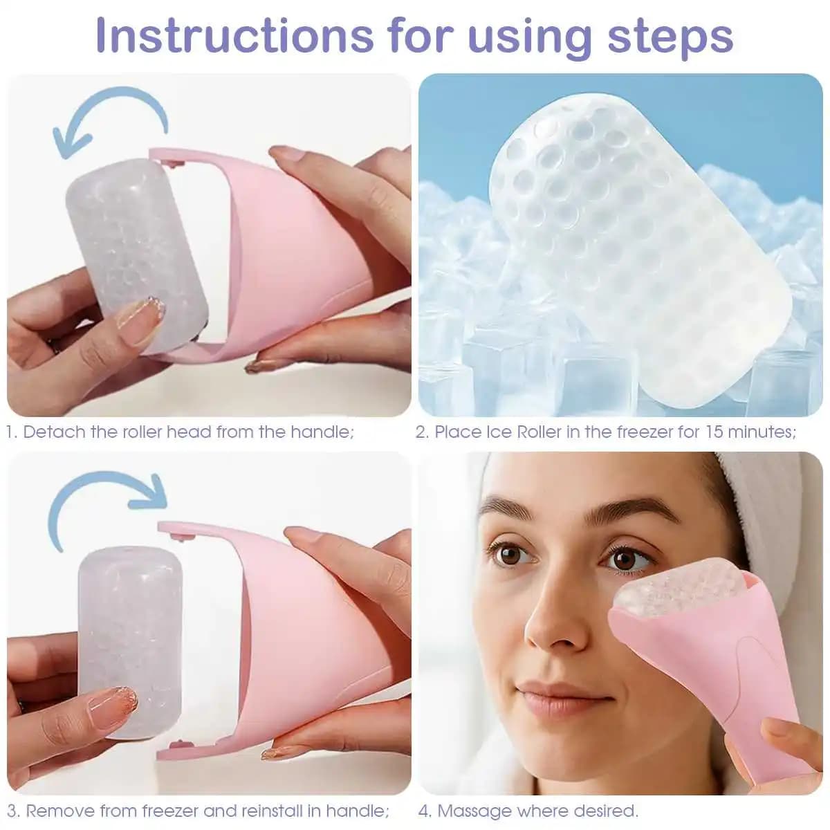Rouleau à glace, dispositif portatif de compresse froide