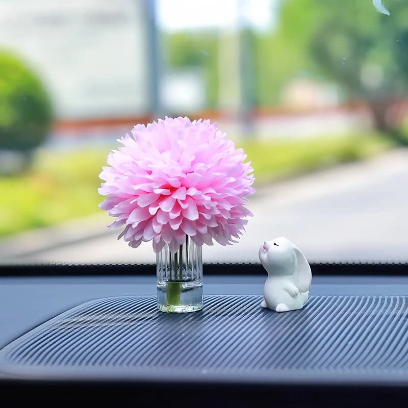 Lapin anti-fleurs mignon