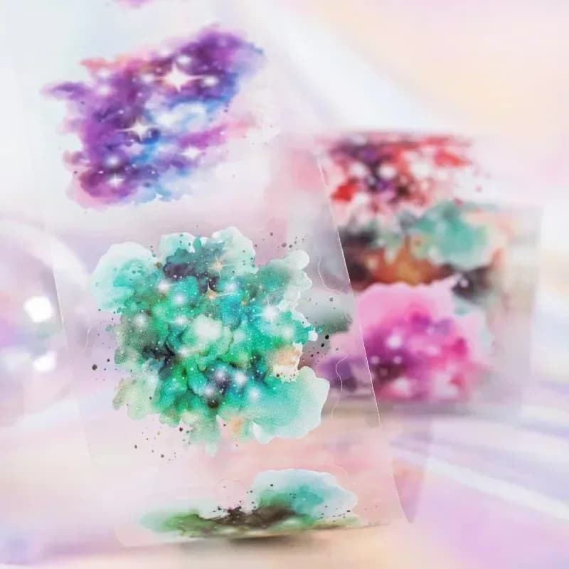 Rouleau de ruban adhésif coloré en l'horloge pour scrapbooking