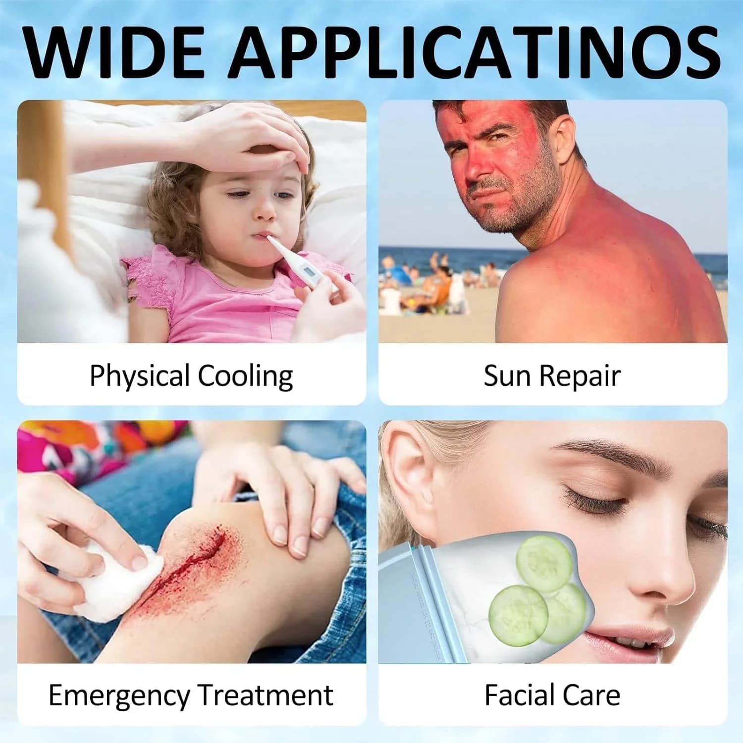 Rouleau à glace pour le visage et les yeux