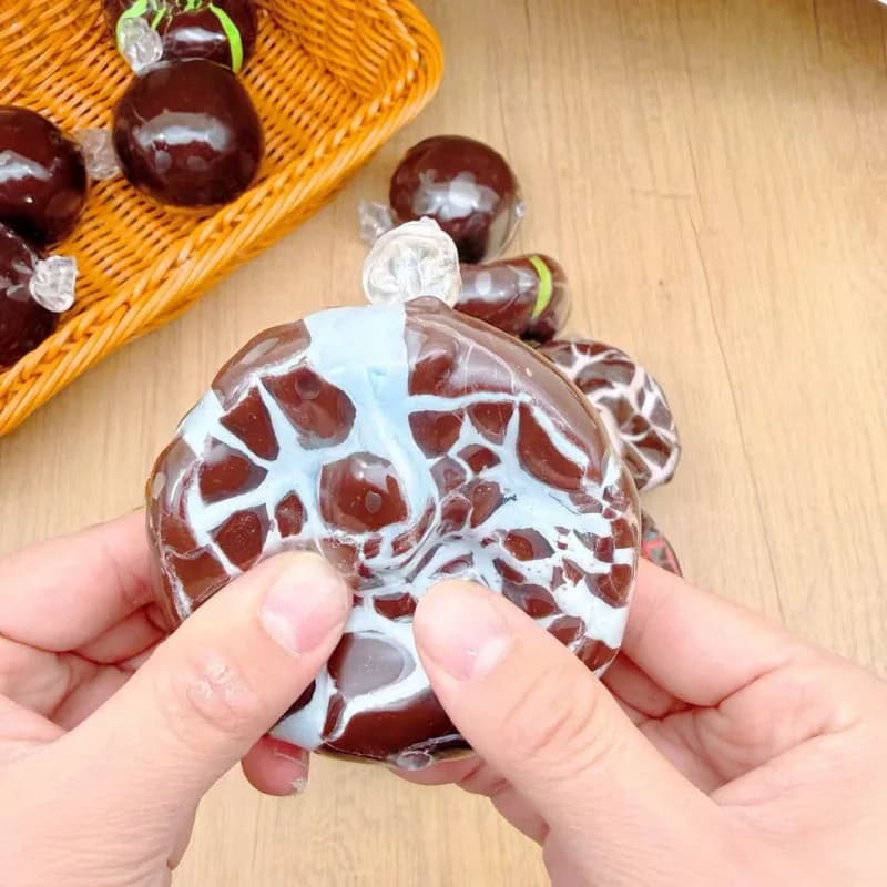 Jouet anti-stress en forme de doigt en pâte croustillante, à récupération lente, avec revêtement en cire, doux et non toxique, pour adultes et enfants