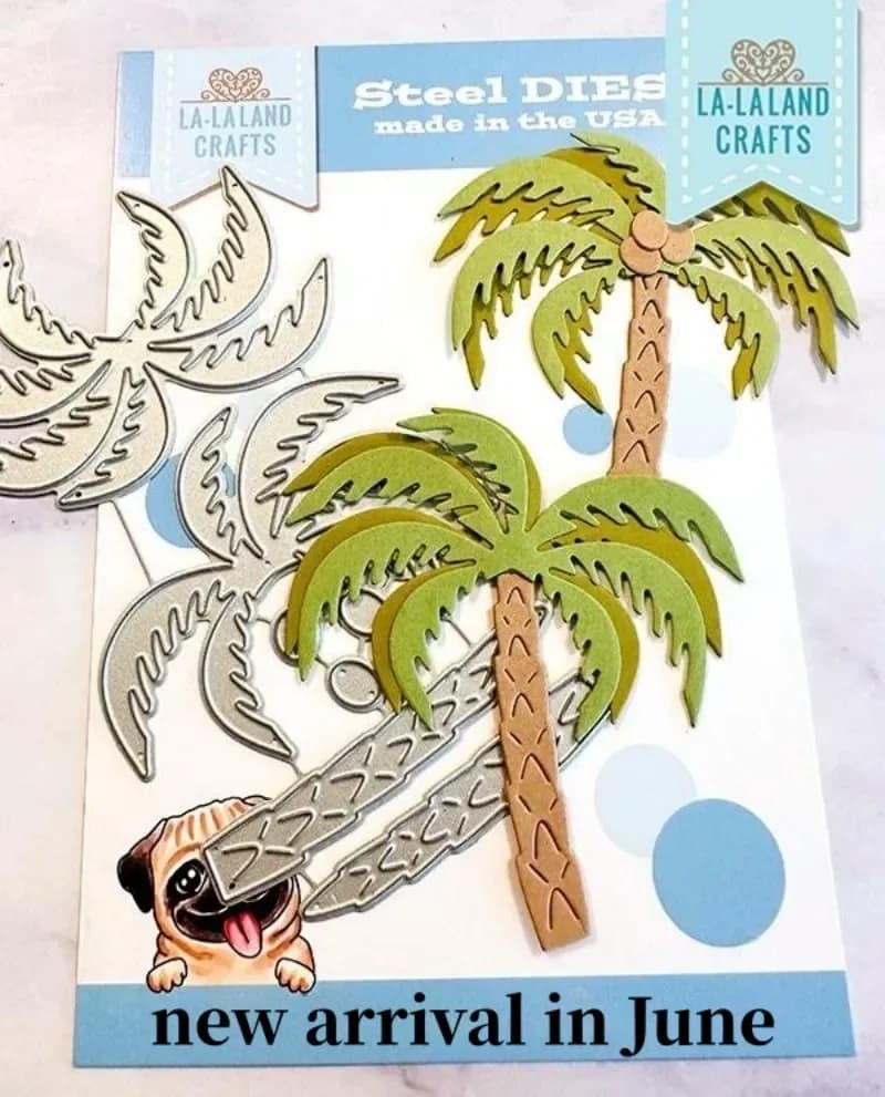 Matrices de découpe en métal pour palmiers, pour la fabrication de cartes de vœux, Scrapbooking, modèle artisanal en papier, décoration, nouvel arrivage 2023