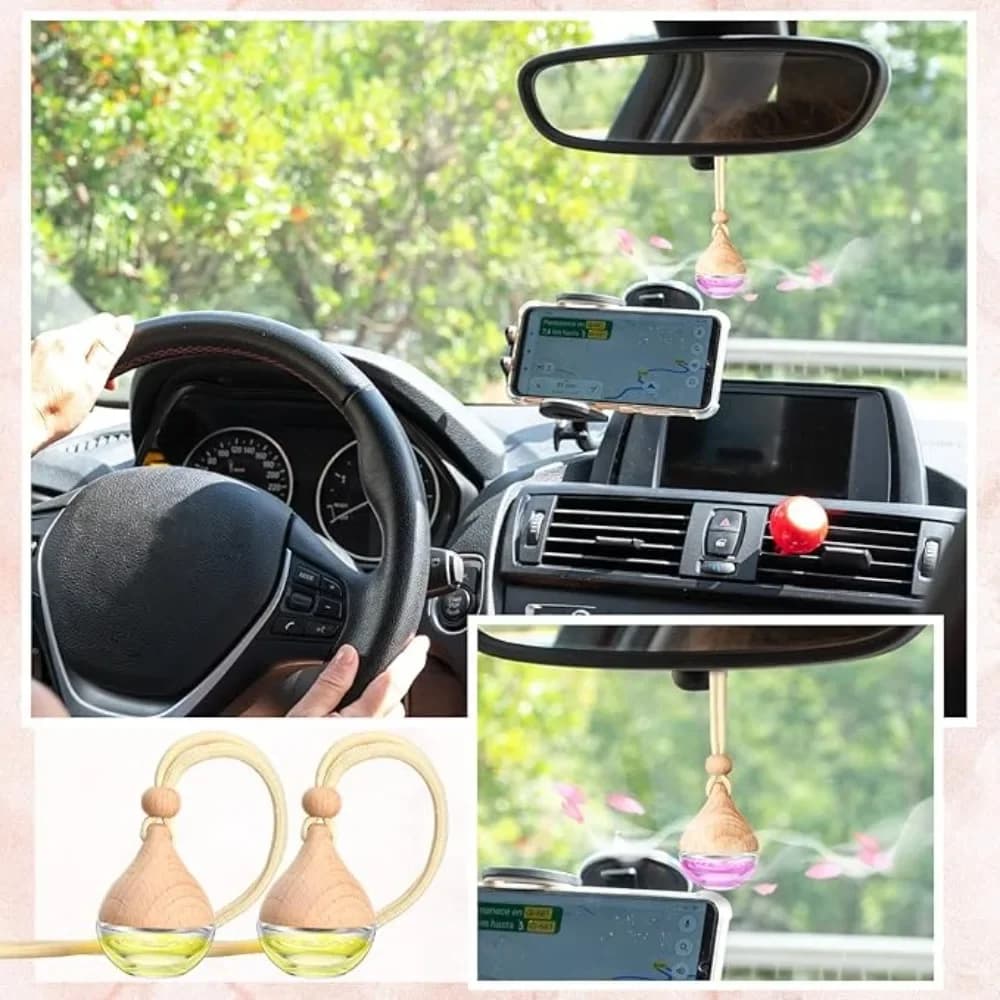 Diffuseur d'Huiles Essentielles en Porcelaine AfricPruf pour Voiture