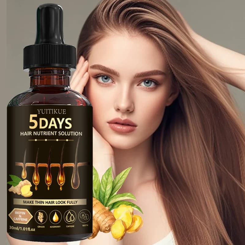 Sérum de croissance des cheveux YUITIKUE 5 jours - Solution nutritive
