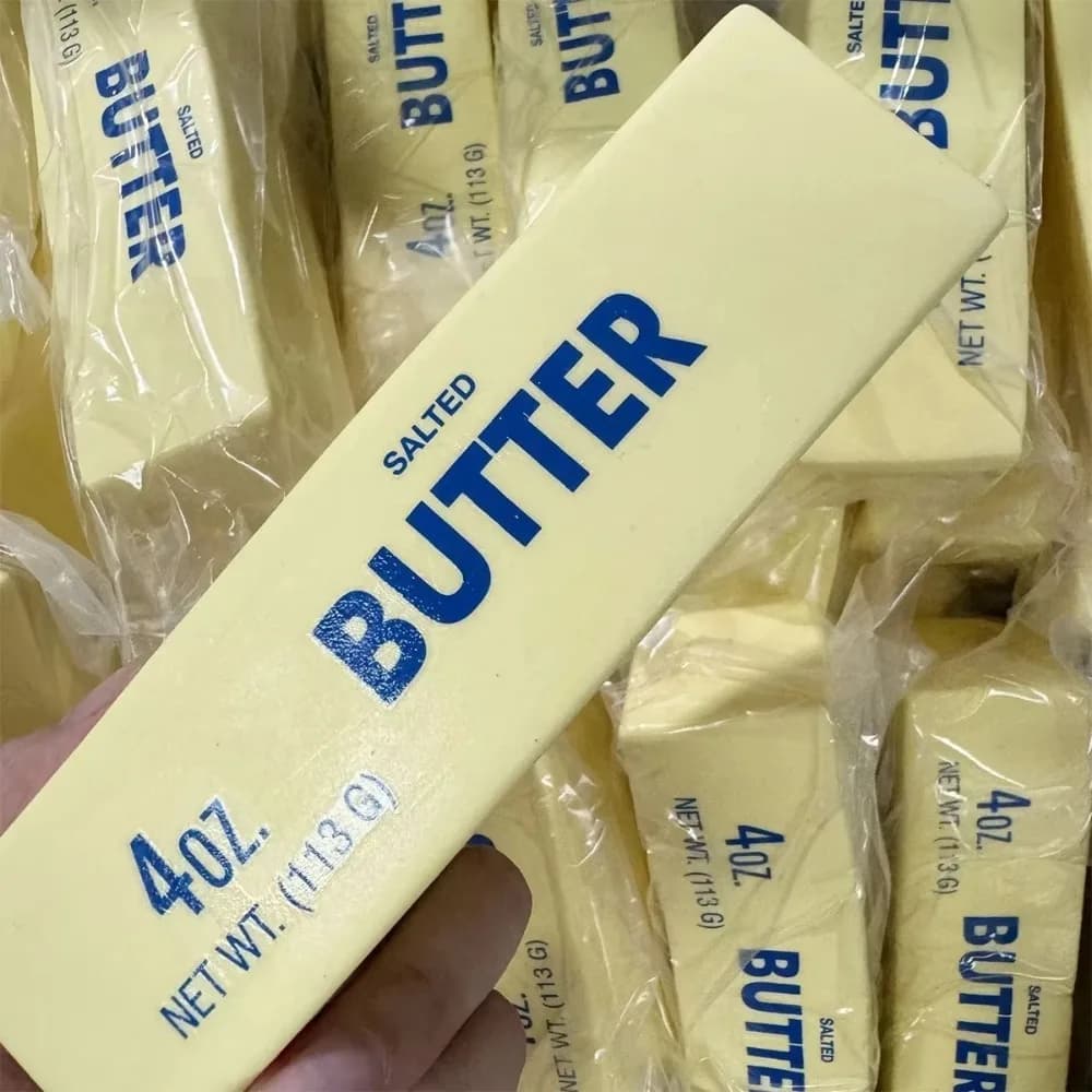 Jouet anti-stress en forme de bâton de fromage, élastique et doux, jouet amusant à presser pour soulager le stress et l'anxiété