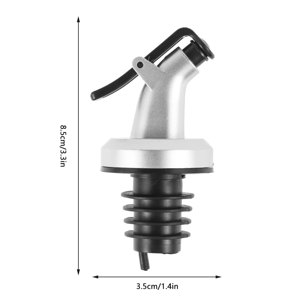 Bec verseur de bouteille d'huile en acier inoxydable, anti-fuite, distributeur d'huile d'olive, bouchon de bouteille de vinaigre, verseur rapide, couvercles anti-poussière