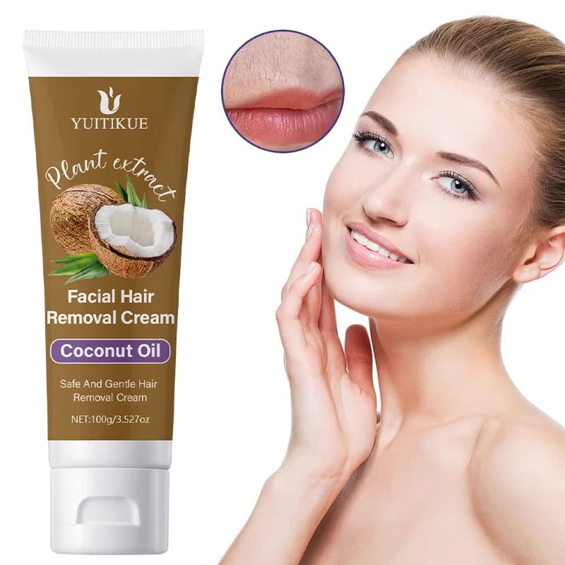 Le baume épilation à l'huile de coco 100g est doux et non irritant, adapté aux aisselles, aux lèvres, aux bras, aux jambes et aux zones intimes, avec