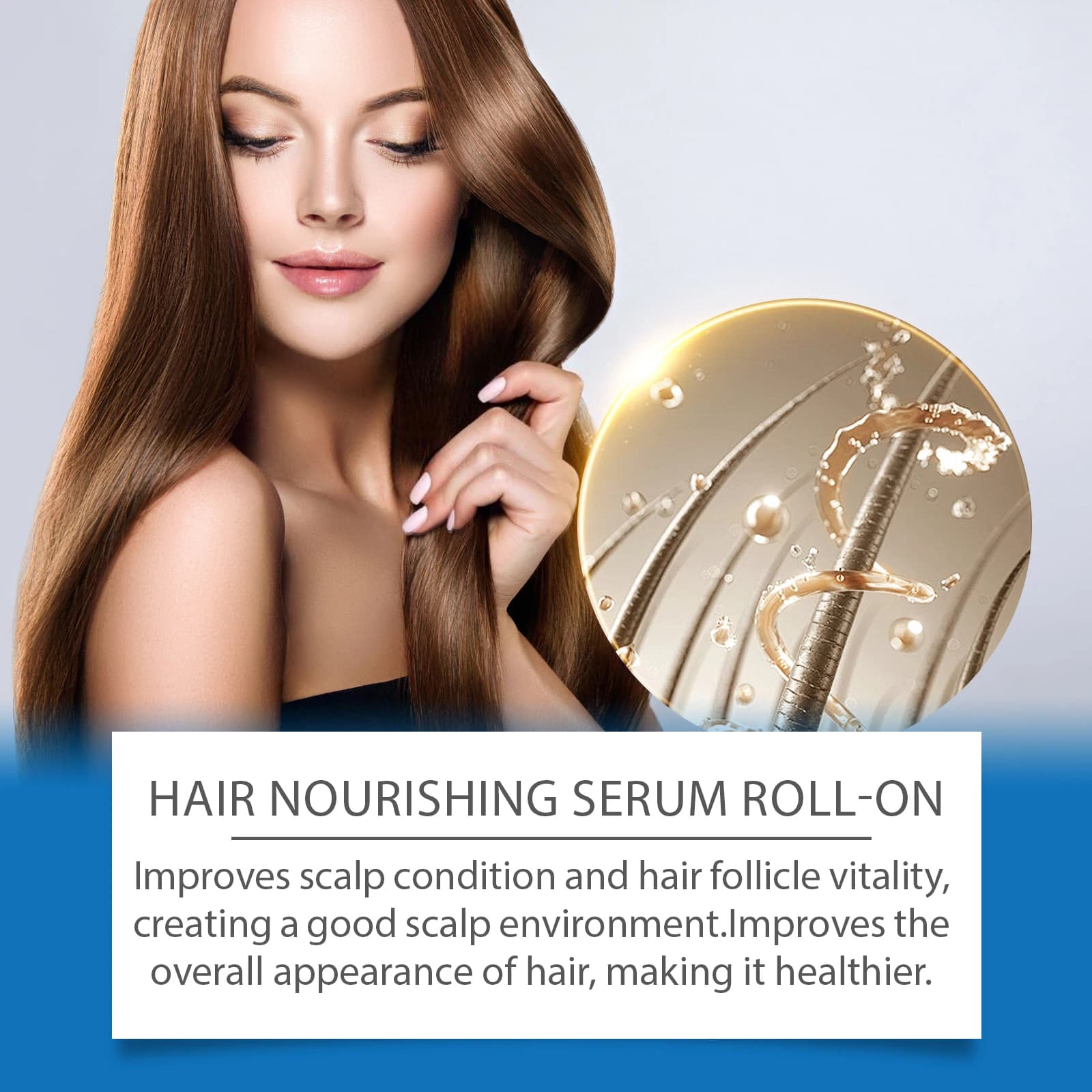 Essence nourrissante pour le cuir chevelu et les follicules - Hydrate, revitalise et protection, favorise la plénitude naturelle des cheveux au quotidien