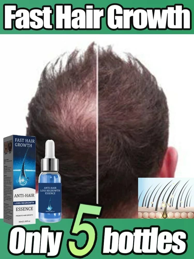 Traitement Essentiel de Repousse et de Croissance des Cheveux