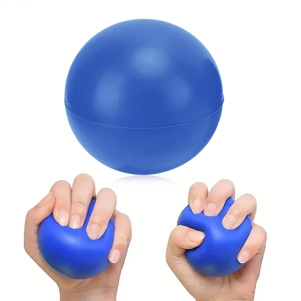 Boule de préhension à haute élasticité de 7cm, 1 pièce, masseur de renforcement des doigts, balle d'exercice, entraînement à presser, exercice musculaire