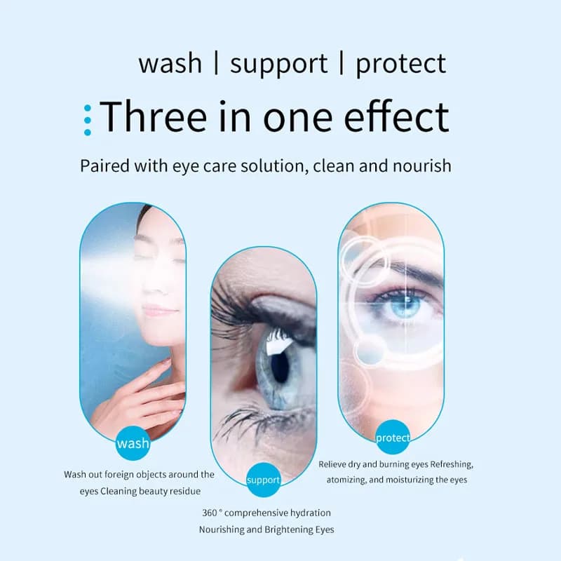 Pulvérisateur de brume à vapeur pour les yeux, compresse chaude et froide, Nano Portable, Instrument hydratant, soulage la Fatigue oculaire, beauté des yeux