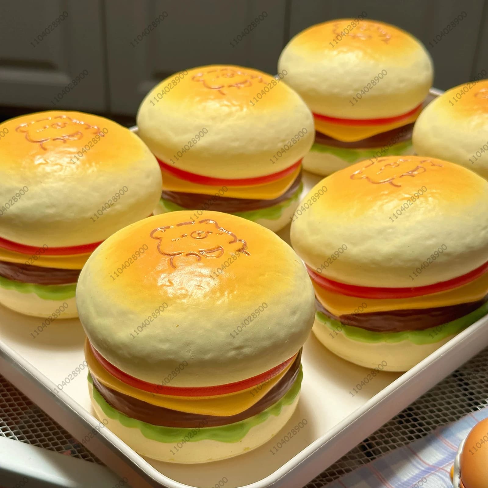 Jouet Squishy à montée lente pour Hamburger