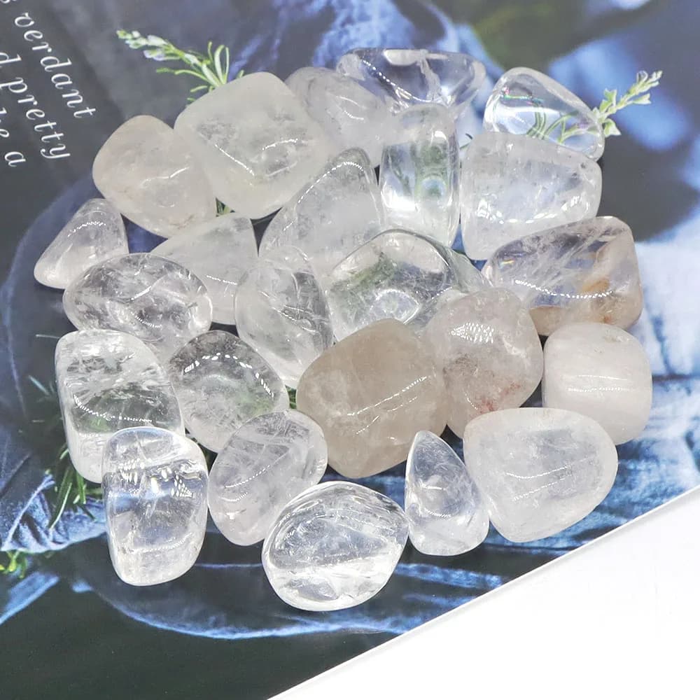Pierres en Quartz naturel transparent Reiki, cristaux de guérison, gravier énergétique, spécimen de roche irrégulière en vrac, décoration d'aquarium de maison