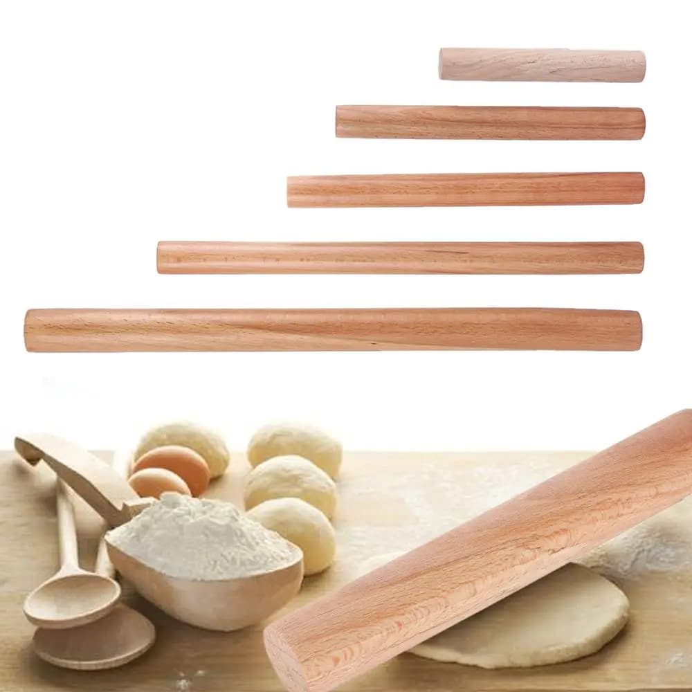 Rouleau à pâtisserie en bois Durable