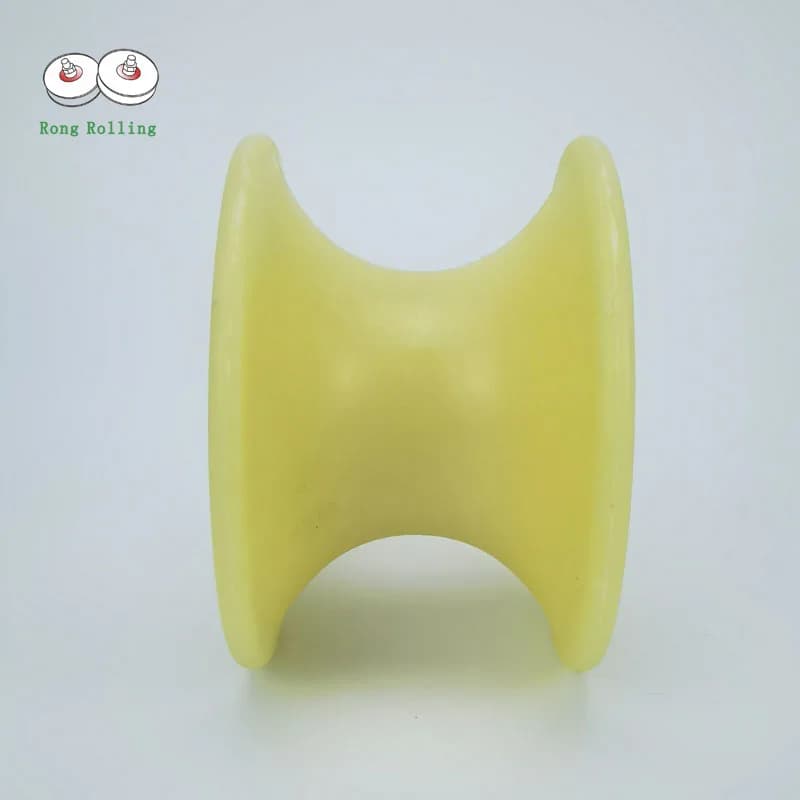 Rouleau coulissant en nylon à double roulement, roue de transmission, roue limite, roue de guidage, poulie, rouleaux, rainure en U, diamètre 60mm, 6201RS