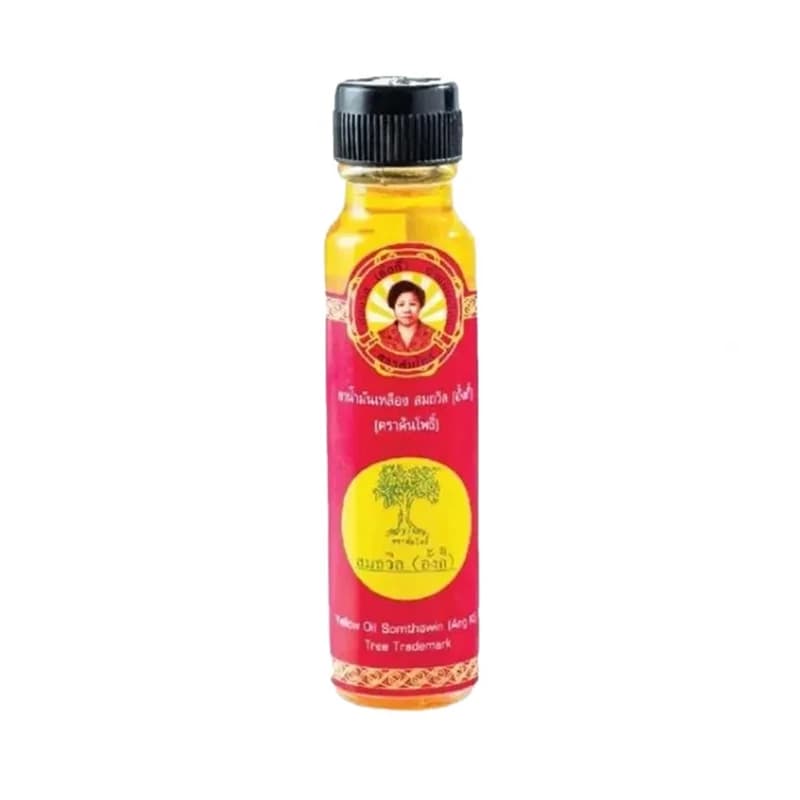 Huile de massage traditionnelle Somthawin Anky de Thaïlande 24ml