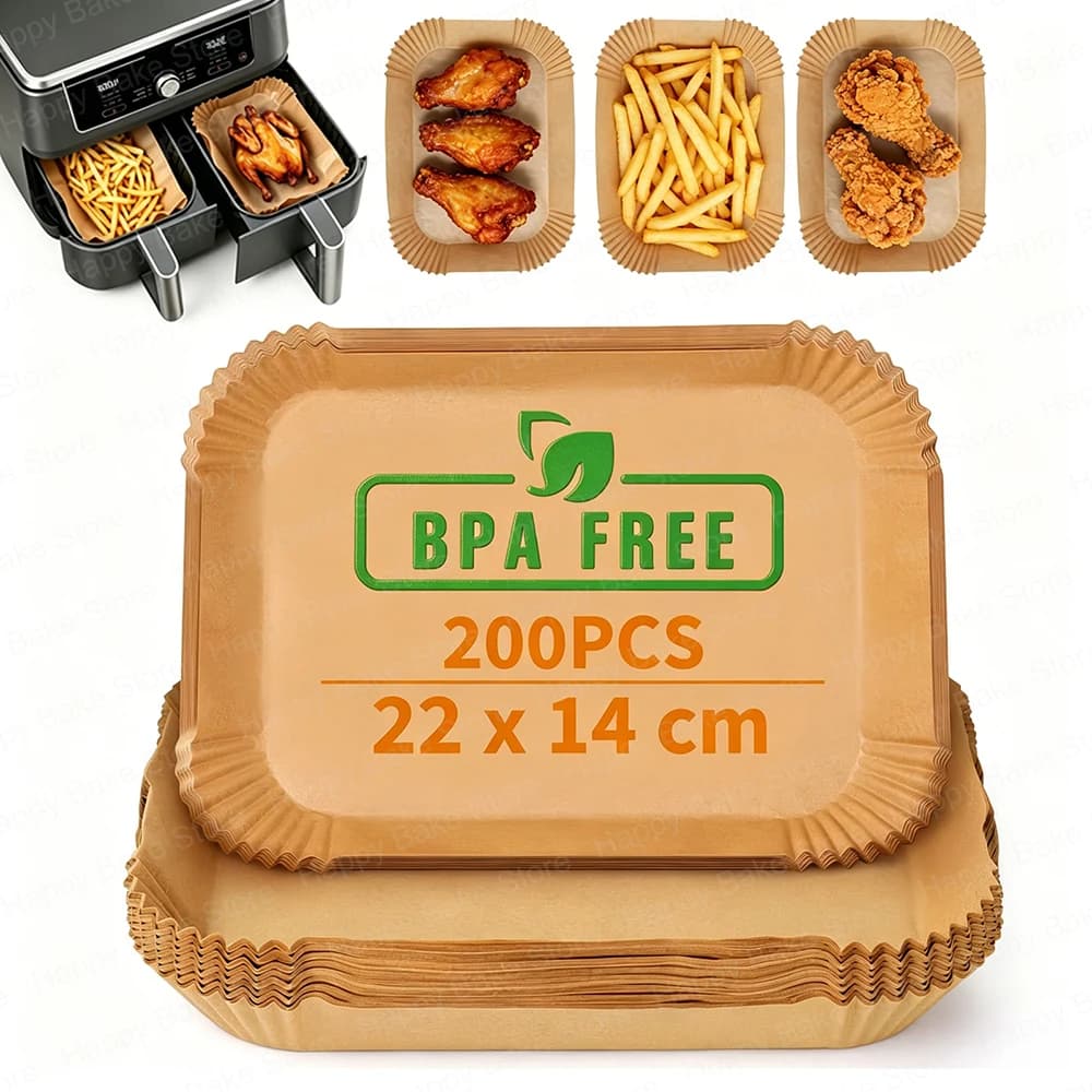 Papiers de cuisson jetables pour friteuse à air