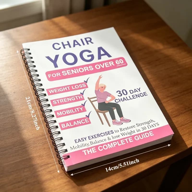Guide de yoga en position assise sur chaise de 30 jours