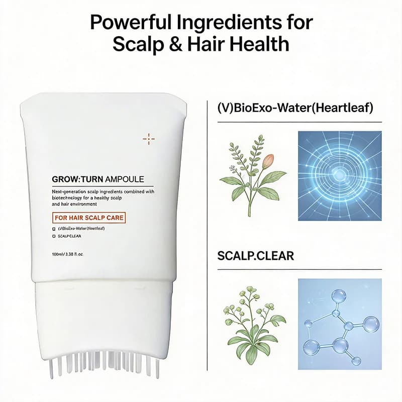 Sérum Capillaire Nourrissant Doux en Ampoule, Essence de Soin pour Cheveux Plus Épais, Traitement Fortifiant Longue Durée du Cuir Chevelu avec Peigne