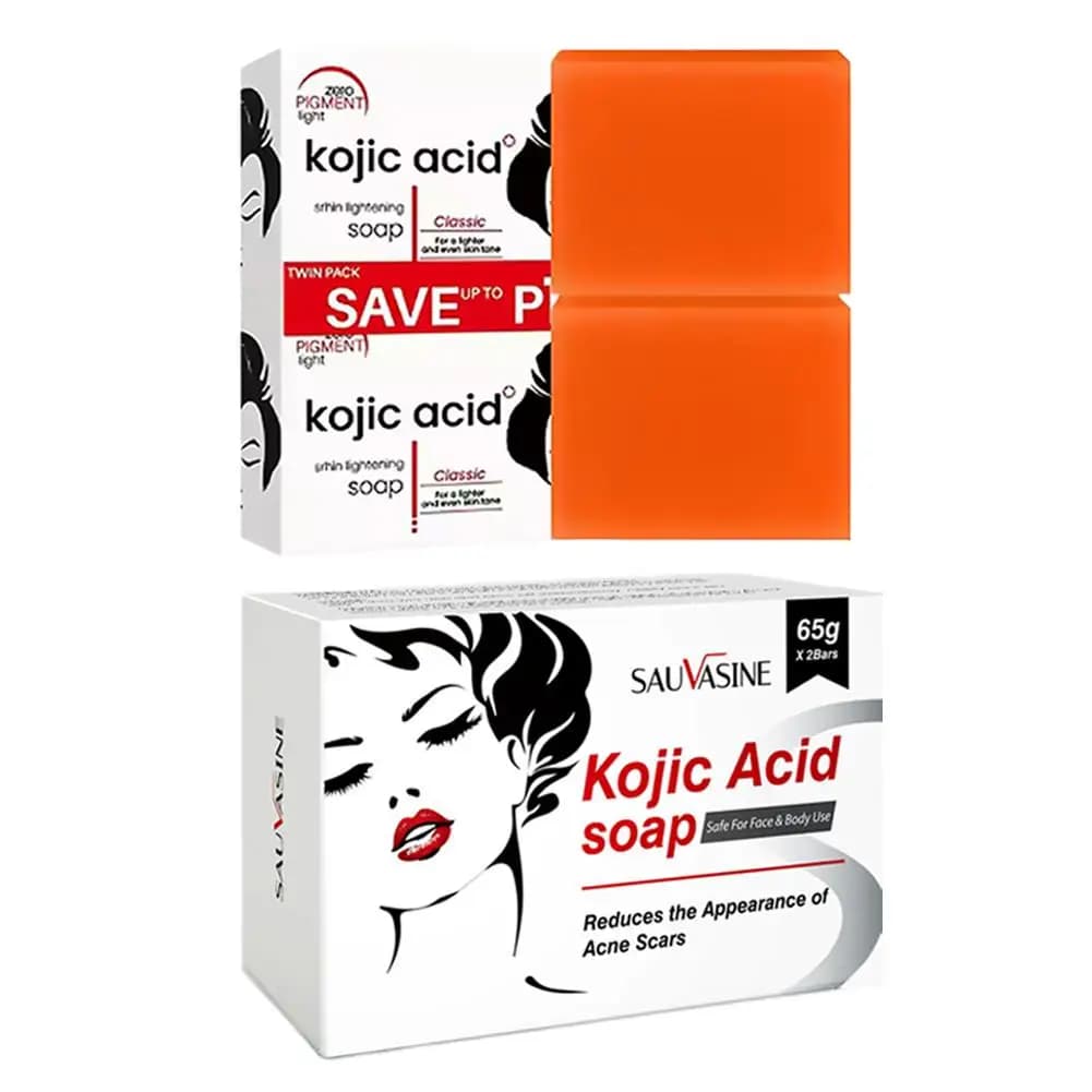 Acide kojique nettoyage en profondeur éclaircir la peau savon contrôle de l'huile