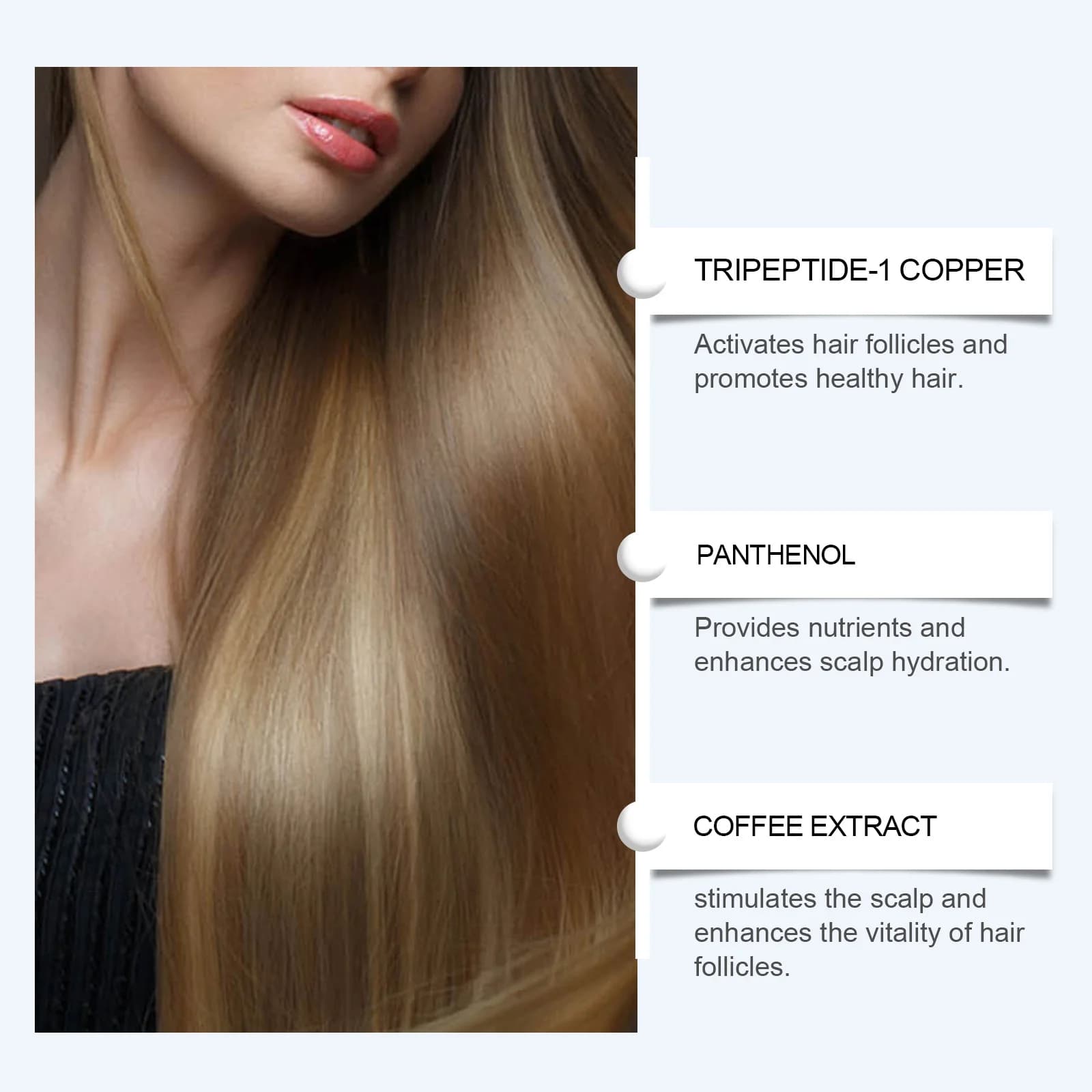 Sérum capillaire tripeptide