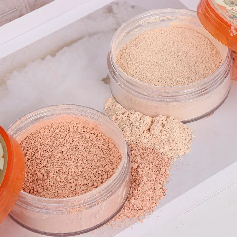 Poudre minérale imperméable pour le visage, contrôle de l'huile, poudre de réglage translucide, haute couverture, fixateur de maquillage, poudre de maquillage pour femmes