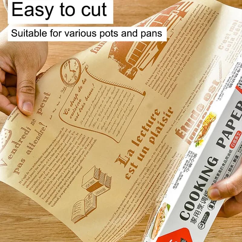 Rouleau de papier absorbant l'huile pour la cuisson ou le repas