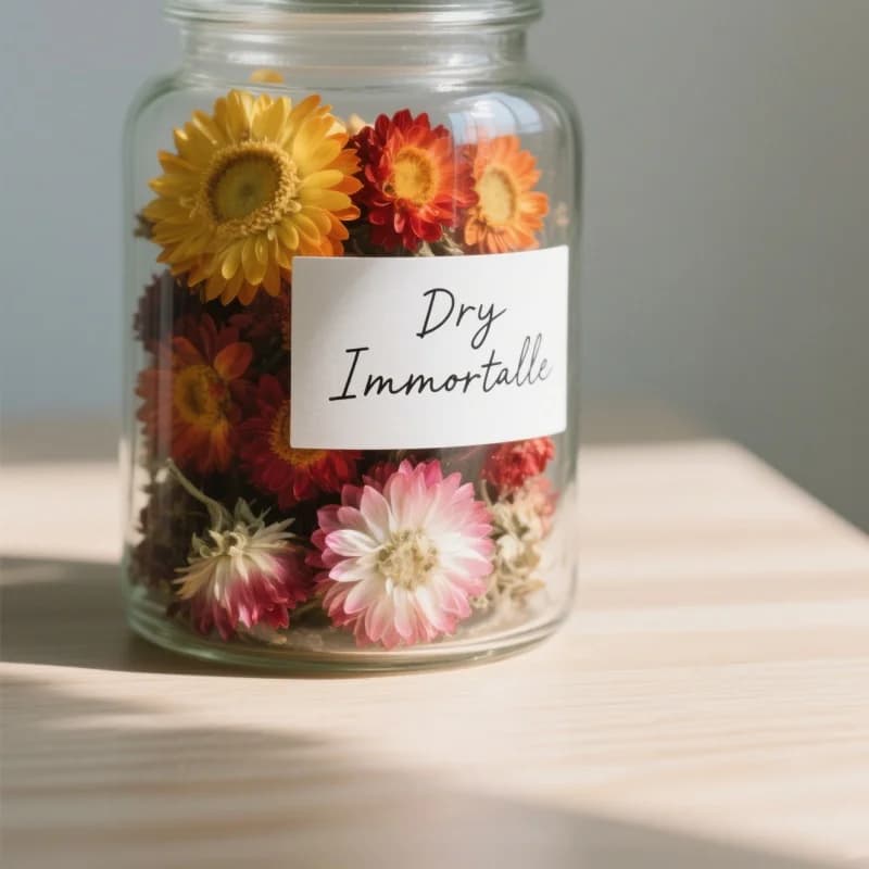 Premium naturel Immortelle décor à la maison Helichrysum fleur séchée bougie Essence arôme pour savon parfum Essence fabrication