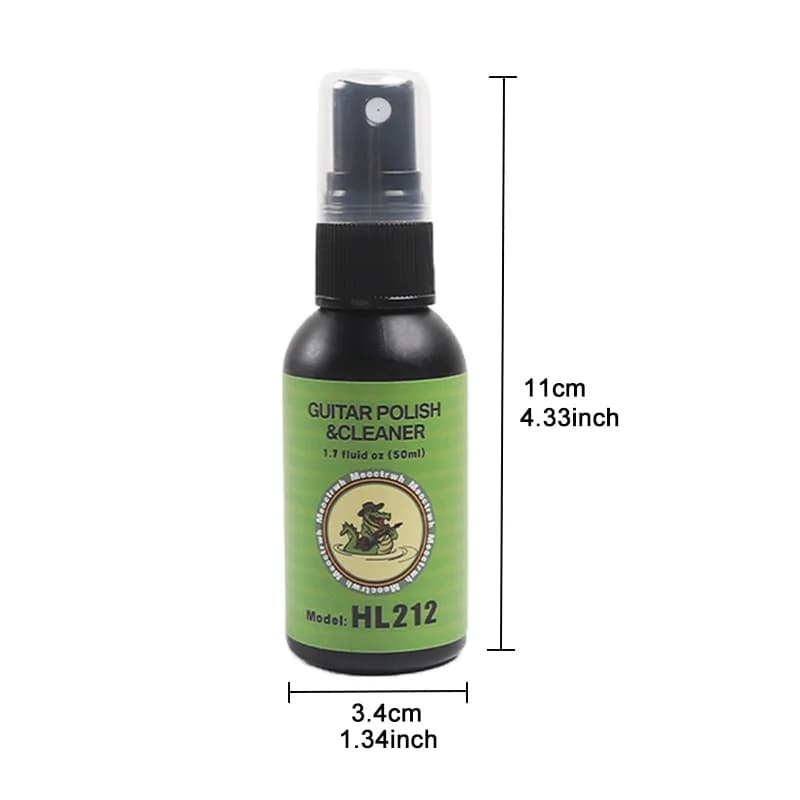 Kit de nettoyage de guitare tout en un, manche, vernis à l'huile de citron, nettoyeur de cordes de guitare pour le nettoyage et l'entretien de la guitare