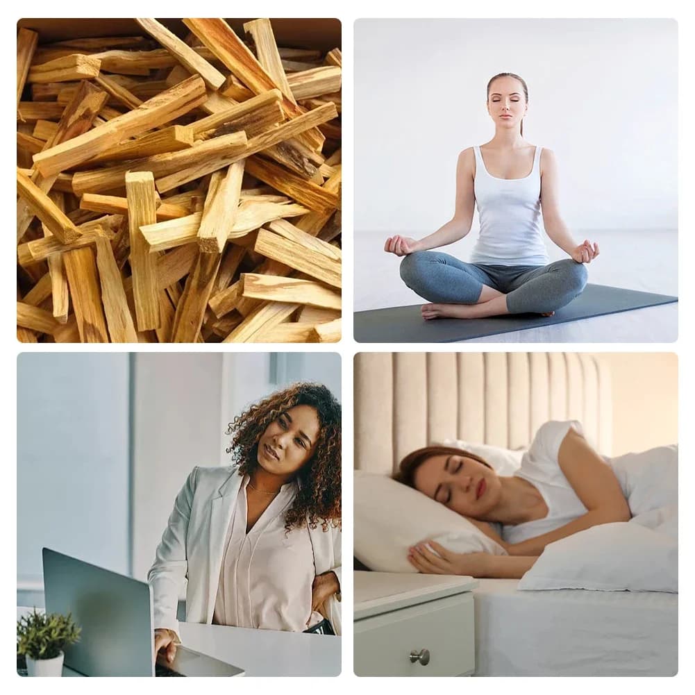 Palo Santo-Bâtonnets d'encens naturels, odeur à haute teneur en huile, vieux matériaux, application longue durée, yoga, bouddha, aromathérapie à la maison