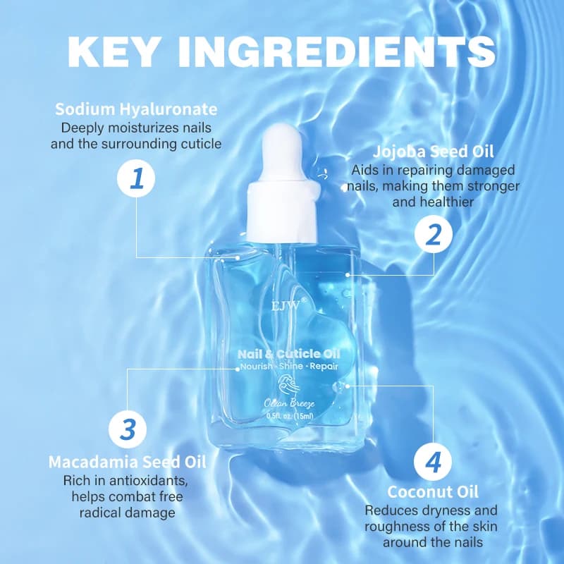 Huile pour cuticules Ocean Breeze - Répare