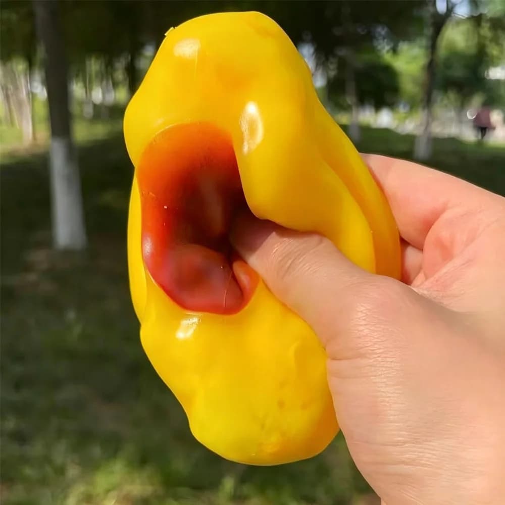 Jouet à presser ASMR Caramel Pudding Crunchy