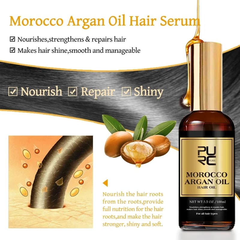 Shampoing à l'huile d'argan marocain