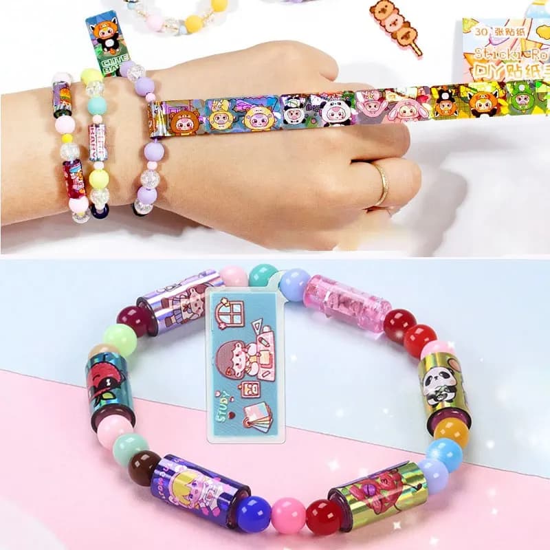 STICKI Rolls : Bandes autocollantes avec livret – Bracelet autocollant portable ou partageable