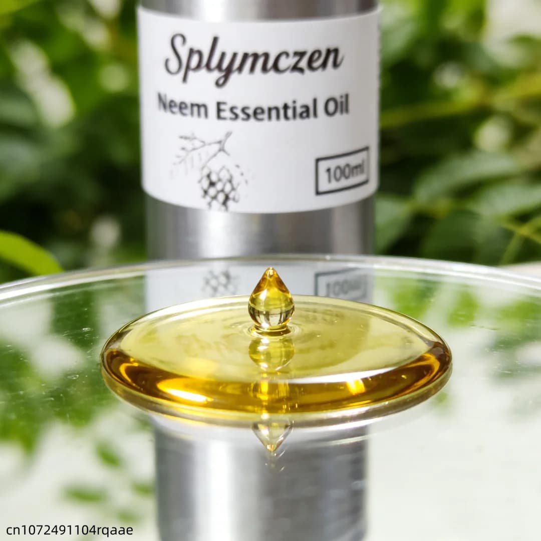 Huile de Neem à parfum végétal naturel et doux pour le bain