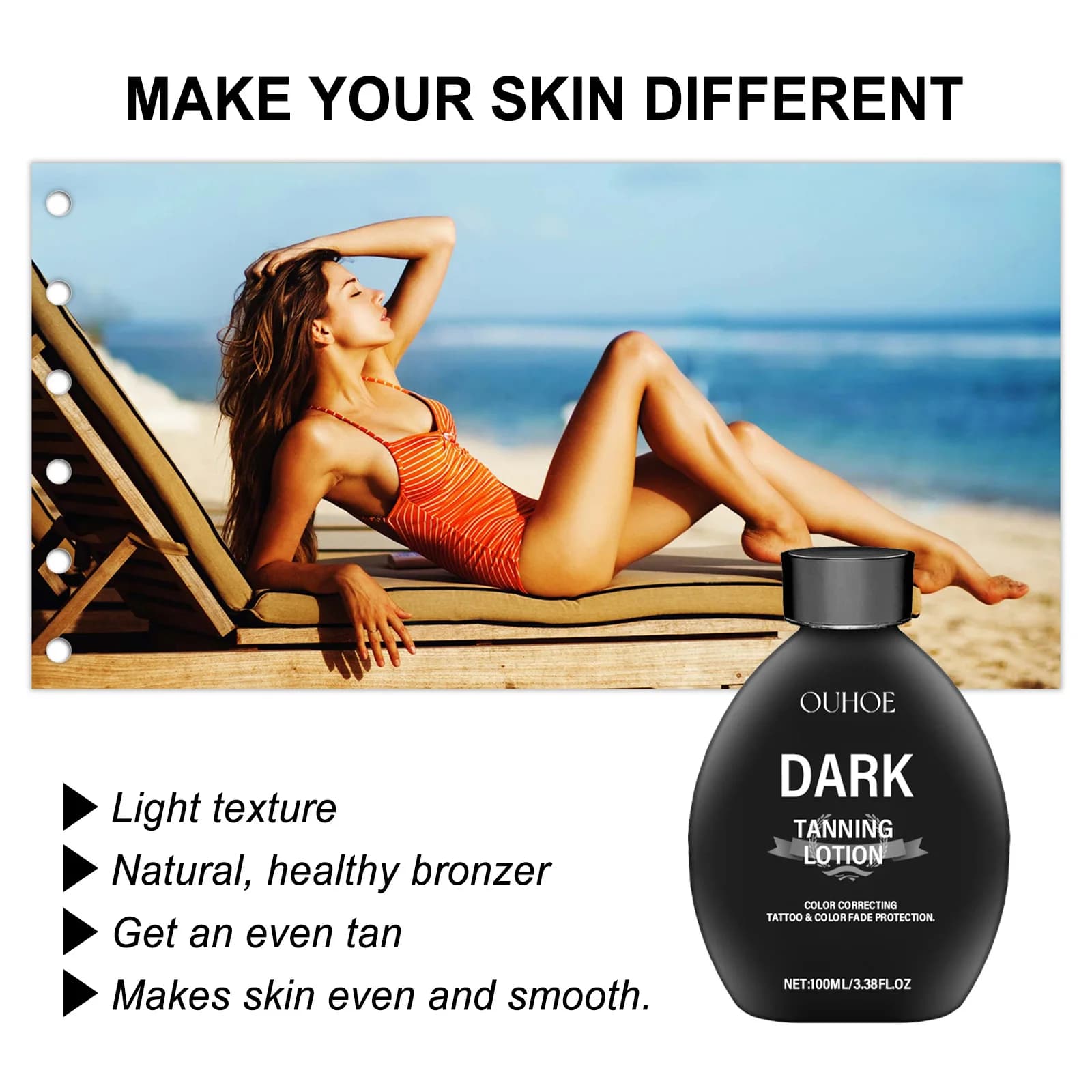 Lotion accélérateur de bronzage