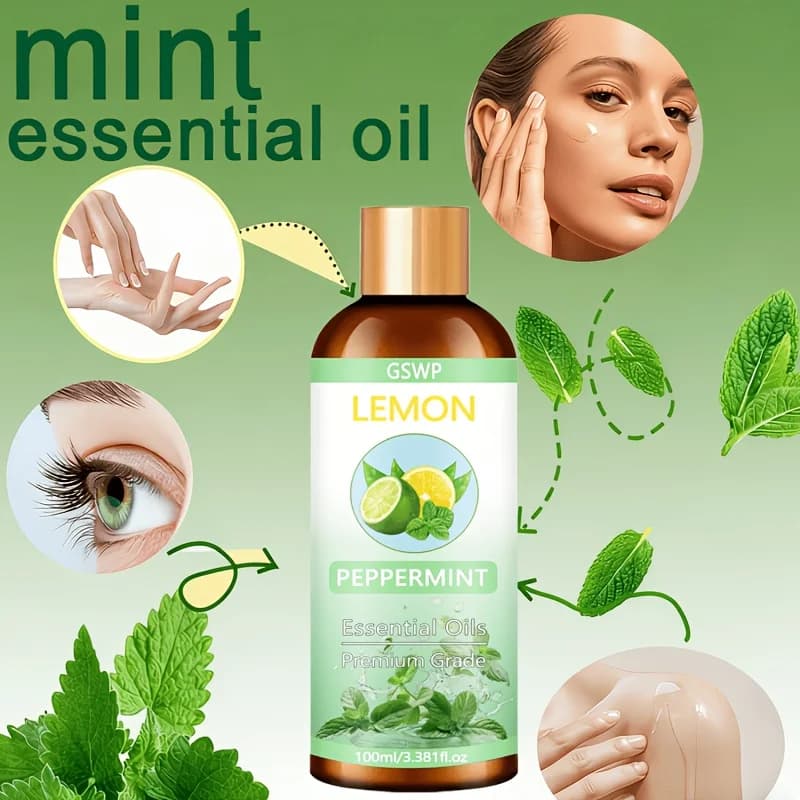 Huile essentielle de citron et de menthe poivrée GSWP