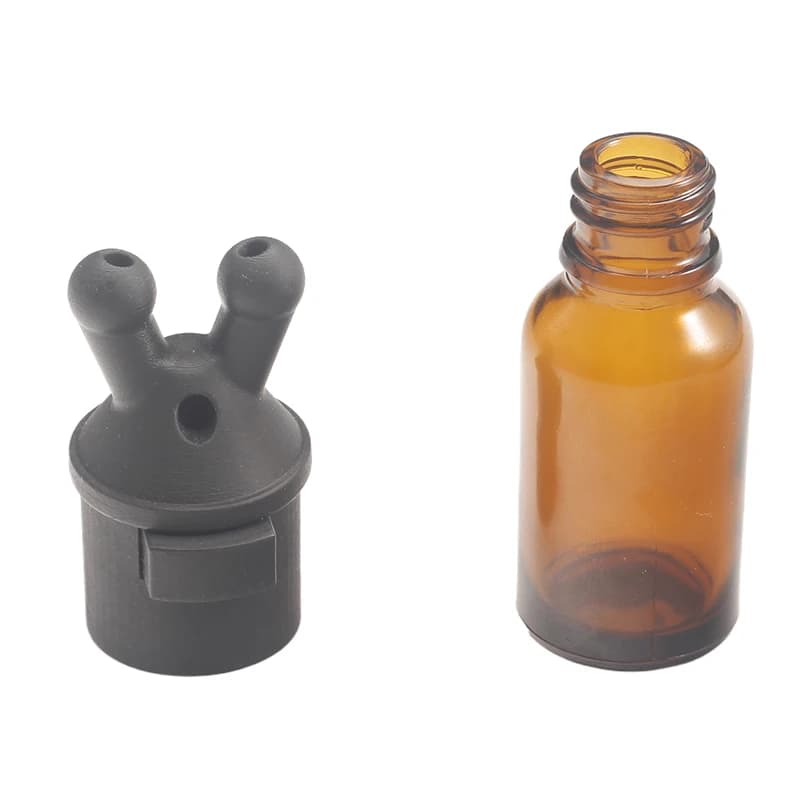Bouteille d'inhalateur d'huile essentielle et d'arôme étanche de 15ml