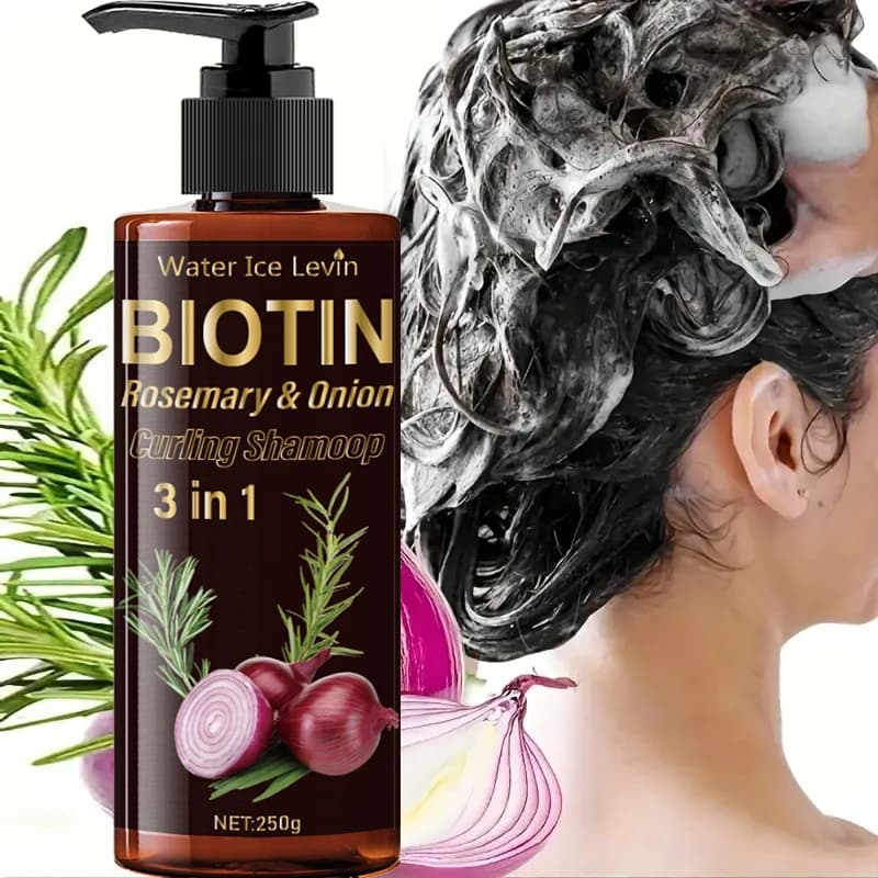 Shampoo à la biotine 3-en-1