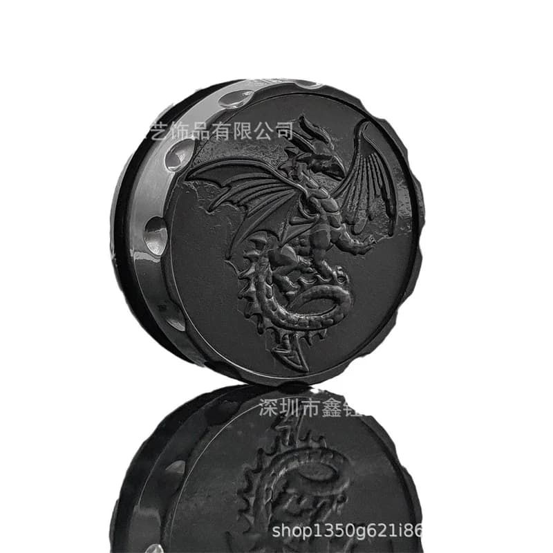 Dés rotatifs D20 en métal à roulement à billes anti-stress pour DND, RPG de table, TRPG, centre de table, cadeau pour les joueurs