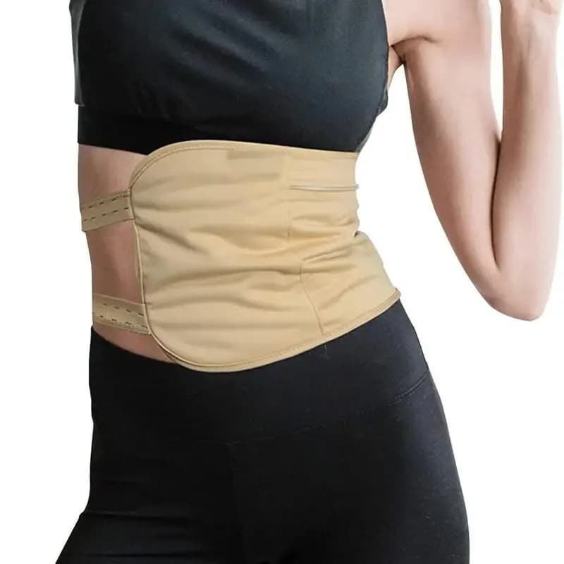Pack d'huile de ricin (ceinture de soutien de taille anti-fuite