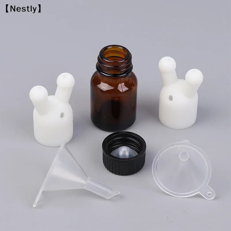 Bouchon d'inhalateur d'huiles essentielles anti-fuite, mini distributeur d'huiles essentielles et de parfums, flacon inhalateur d'huiles essentielles〔Nest〕